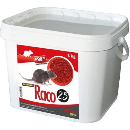 Raticide en grain au difenacoum 5kg CLAC RDDIF63002