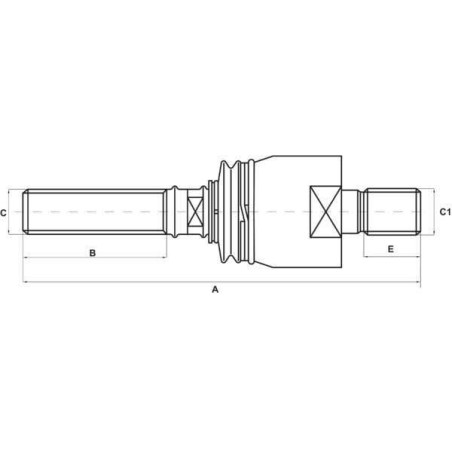 Tête de rotule CARRARO CI350878